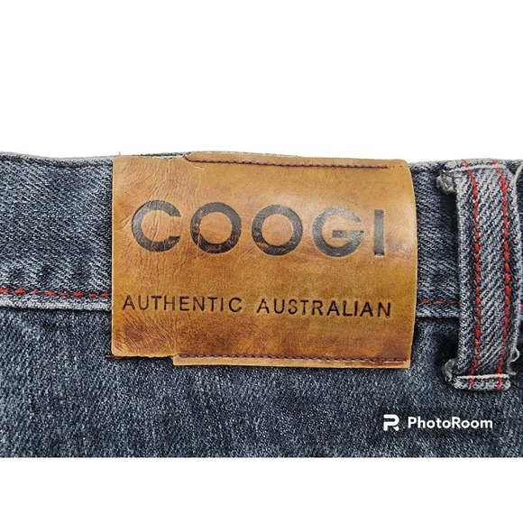 Coogi Australia Shorts Mermaid Hip Hop Baggy Embroidered Streetwear Denim Men 42 - Picture 9 of 15